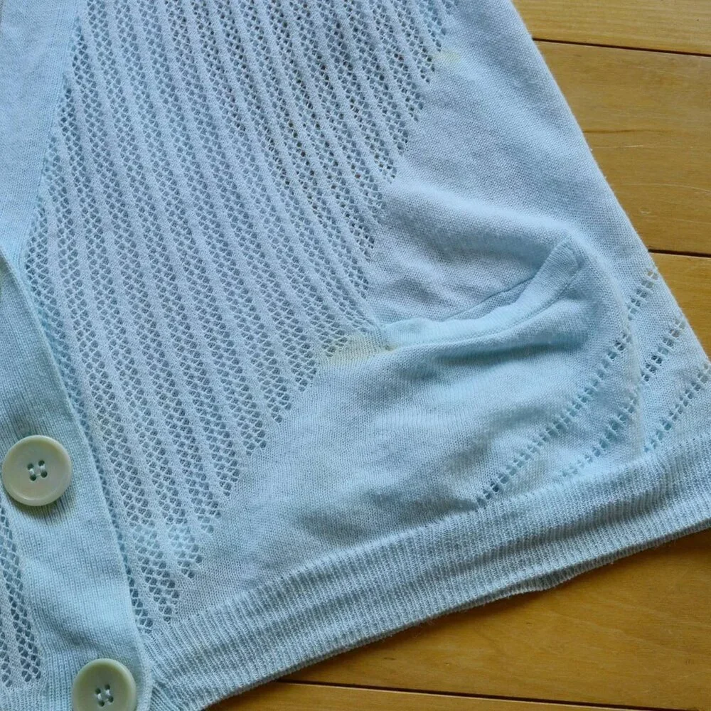 Comptoir Des Cotonniers Crochet Cutout Cardigan Size XS - Picture 5 of 11